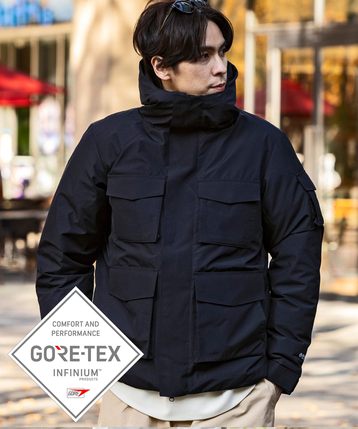 Plus Phoenix +phenix 5-Pocket Down Jacket / GORE-TEX INFINIUM / WINDSTOPPER Product by GORE TEX LABS / Gore-Tex / Down Coat