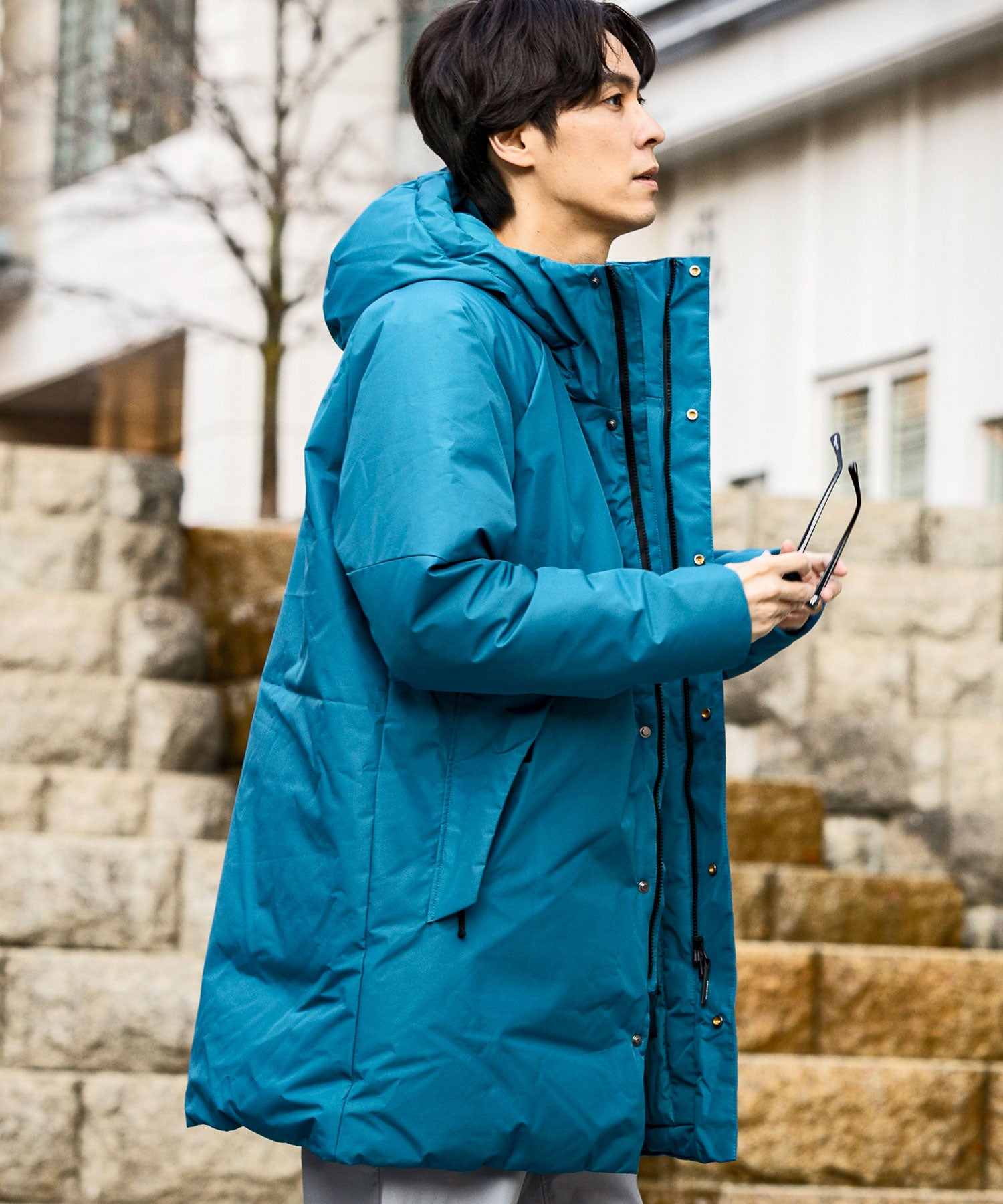 Plus Phoenix +phenix Hoodie Down Coat GTX / GORE-TEX INFINIUM / WINDSTOPPER Product by GORE TEX LABS / Gore-Tex / Down Coat