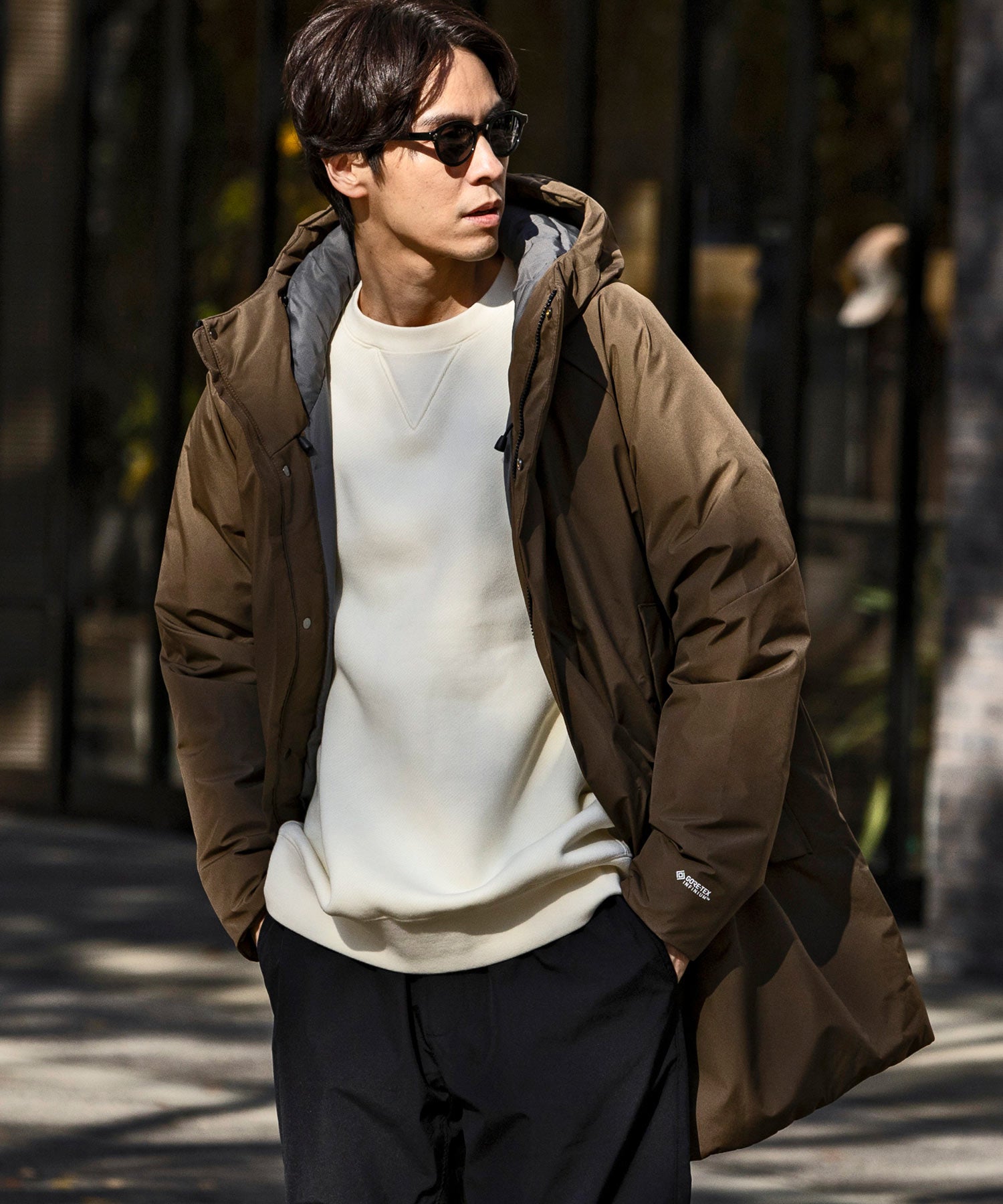 Plus Phoenix +phenix Hoodie Down Coat GTX / GORE-TEX INFINIUM / WINDSTOPPER Product by GORE TEX LABS / Gore-Tex / Down Coat