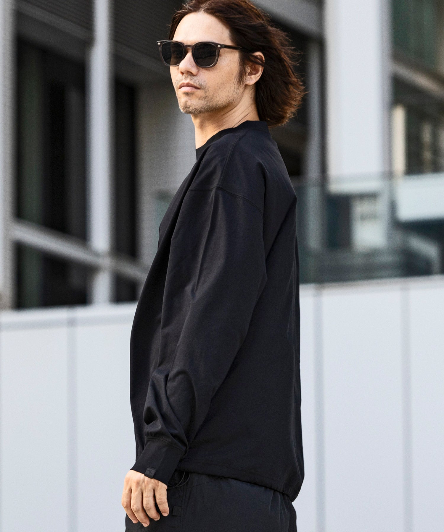 Plus Phoenix +phenix DRY DRAW CORD LONG SLEEVE T-SHIRTS Dry Draw Cord Long Sleeve T-Shirt