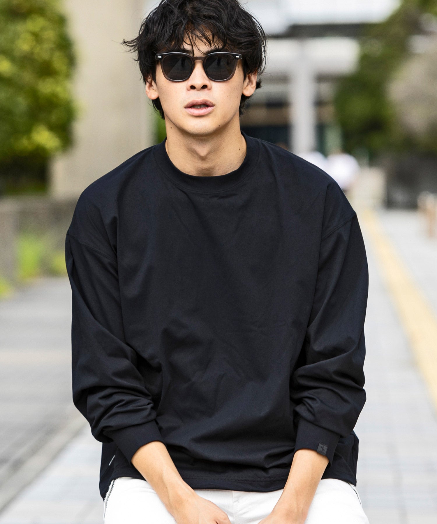 Plus Phoenix +phenix DRY DRAW CORD LONG SLEEVE T-SHIRTS Dry Draw Cord Long Sleeve T-Shirt
