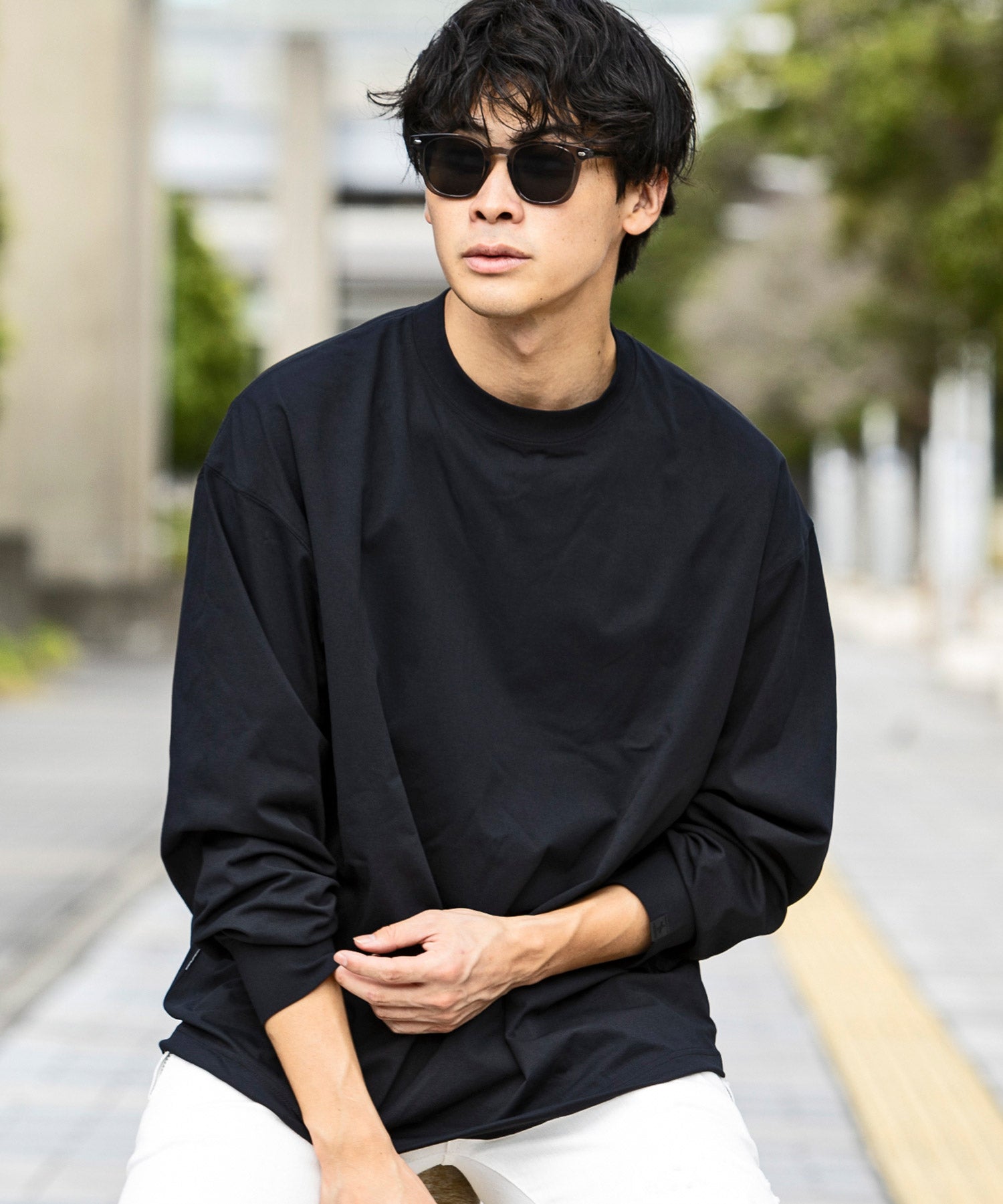 Plus Phoenix +phenix DRY DRAW CORD LONG SLEEVE T-SHIRTS Dry Draw Cord Long Sleeve T-Shirt