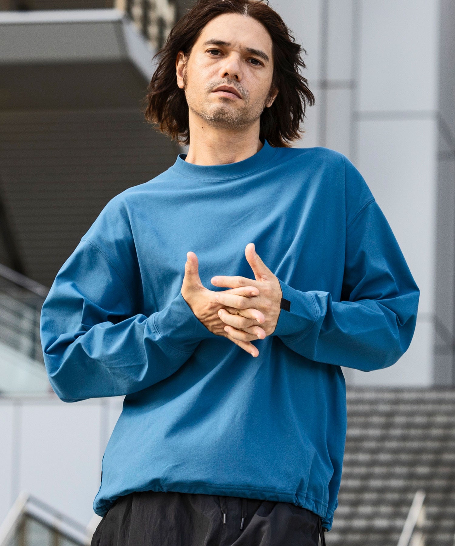 Plus Phoenix +phenix DRY DRAW CORD LONG SLEEVE T-SHIRTS Dry Draw Cord Long Sleeve T-Shirt
