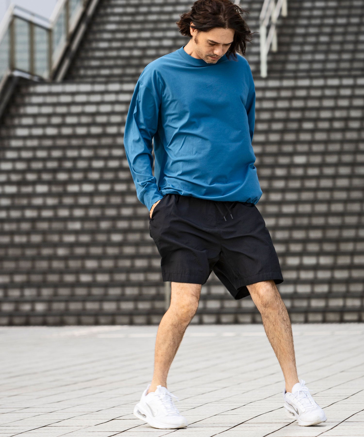 Plus Phoenix +phenix DRY DRAW CORD LONG SLEEVE T-SHIRTS Dry Draw Cord Long Sleeve T-Shirt