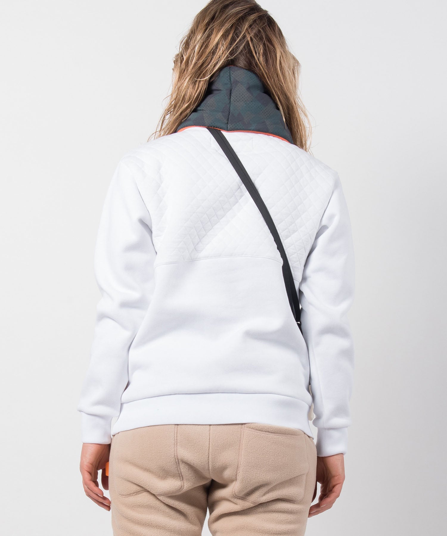 プラスフェニックス +phenix +phenix Quilted Sweat Pullover キルティングスウェットプルオーバー スウェット カットソー 【WOMENS】