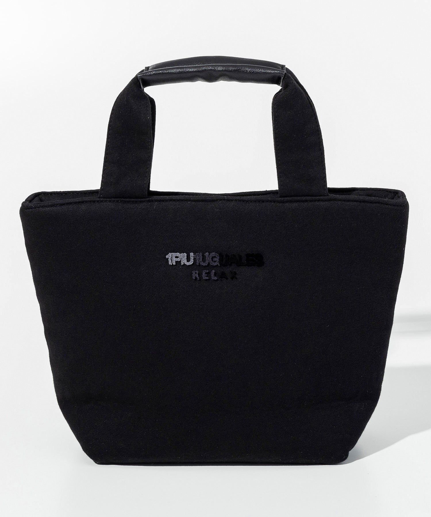 ウノ ピゥ ウノ ウグァーレ トレ リラックス 1PIU1UGUALE3 RELAX 【ミッキーマウス】グラデーション刺繍ミニトートバッグ （ブラック） ブラック