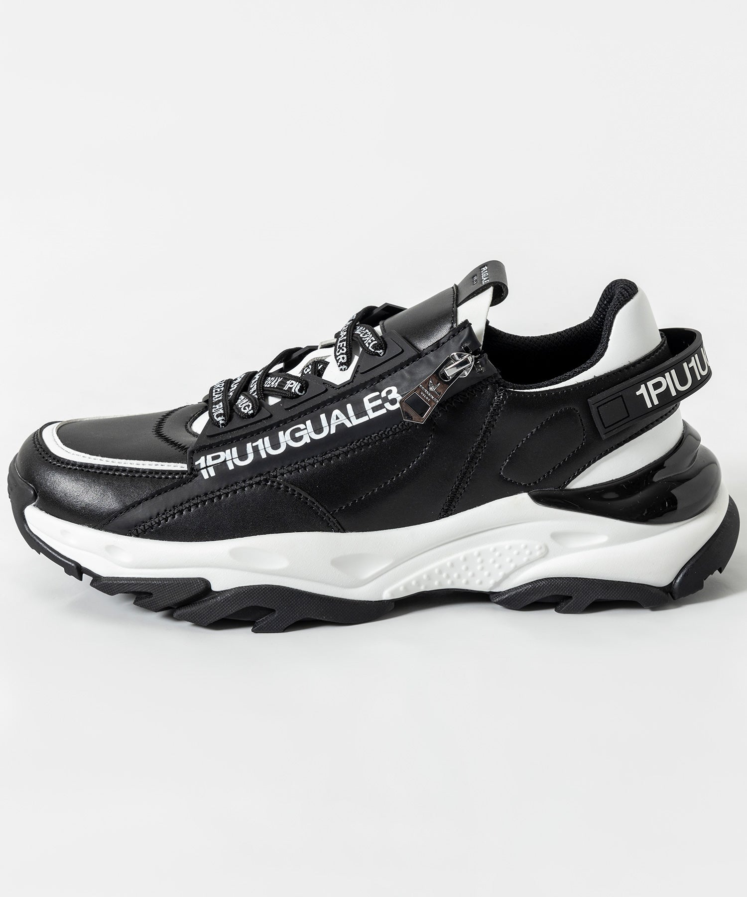 Uno Piu Uno Uguale Tre Relax 1PIU1UGUALE3 RELAX Zip Logo Sports Sneakers