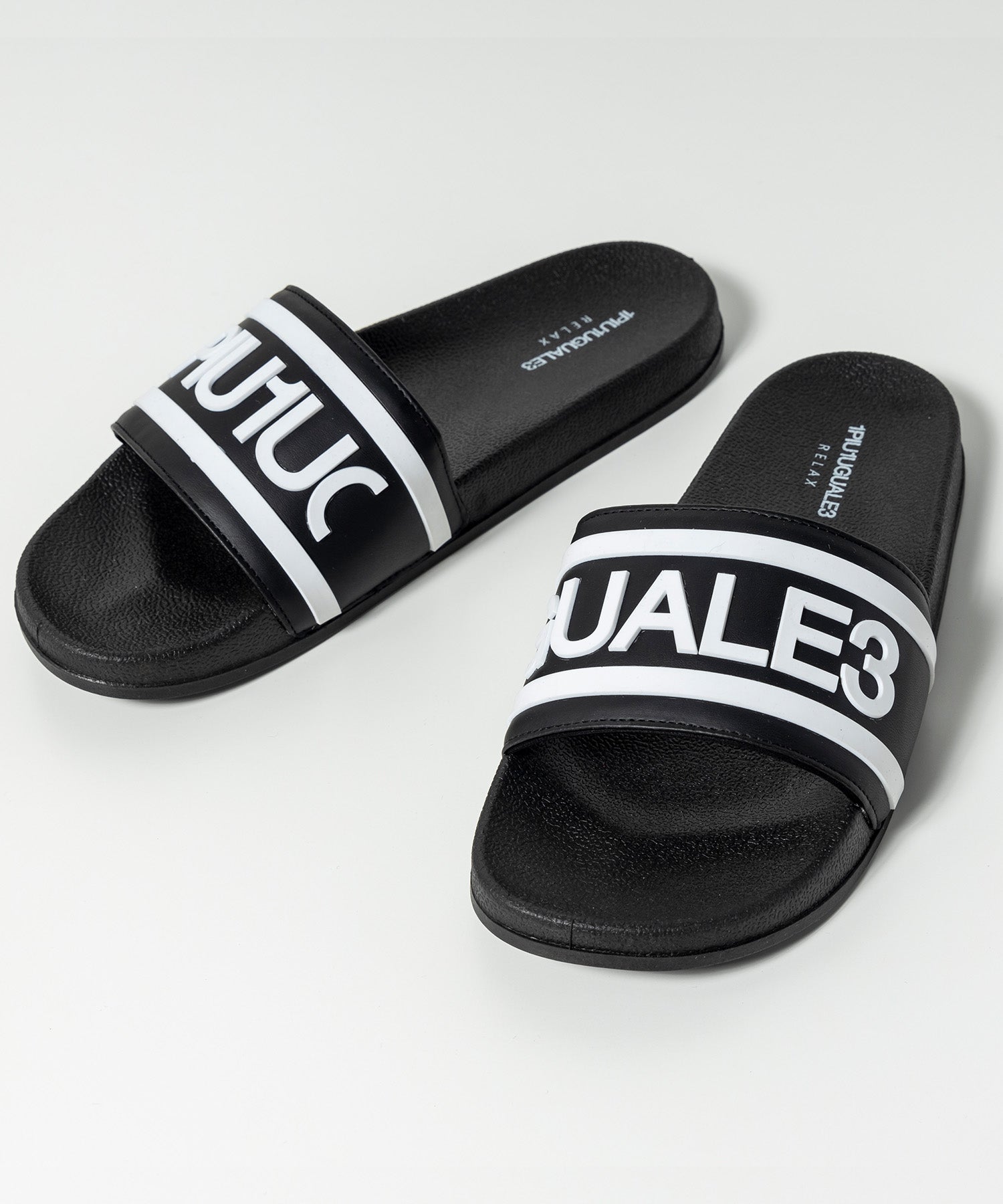 Uno Piu Uno Uguale Tre Relax 1PIU1UGUALE3 RELAX Line Logo Brand Logo Shower Sandals