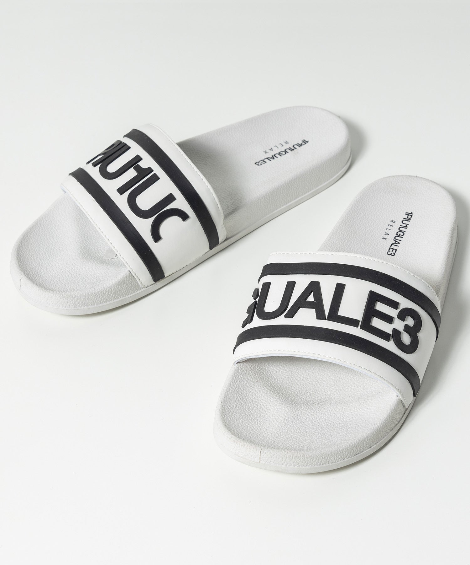 Uno Piu Uno Uguale Tre Relax 1PIU1UGUALE3 RELAX Line Logo Brand Logo Shower Sandals