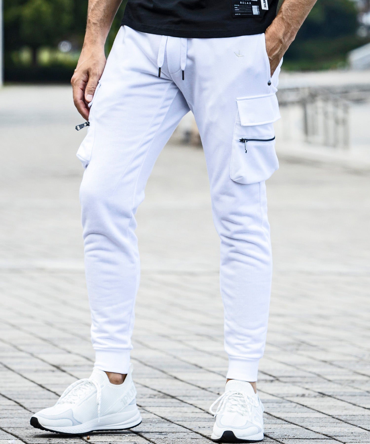 sweat cargo pants