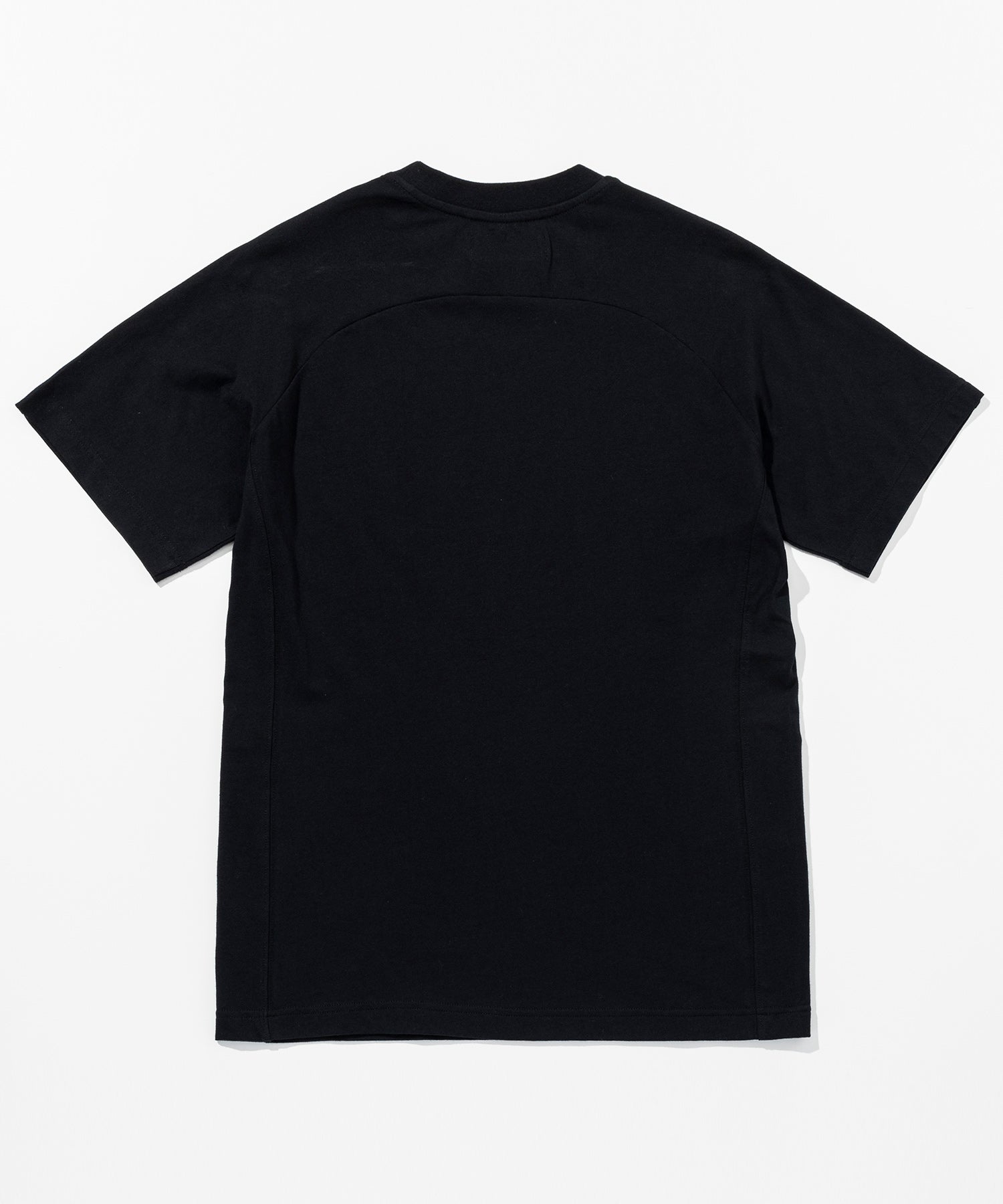 ウノ ピゥ ウノ ウグァーレ トレ リラックス 1PIU1UGUALE3 RELAX ダブルラインストーンロゴ半袖Tシャツ （ブラック） ブラック