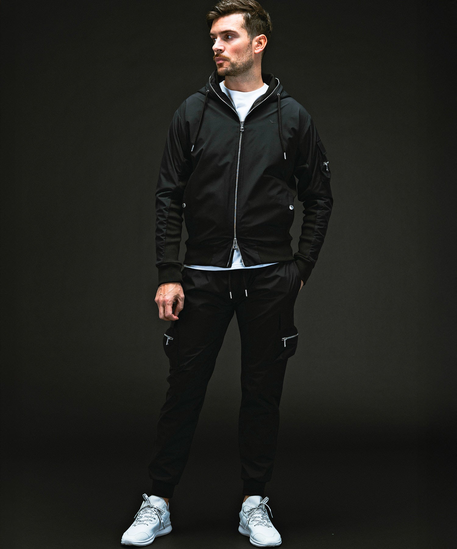 ウノ ピゥ ウノ ウグァーレ トレ リラックス 1PIU1UGUALE3 RELAX カーゴパンツ by GORE-TEX LABS / ゴアテックス （black） black