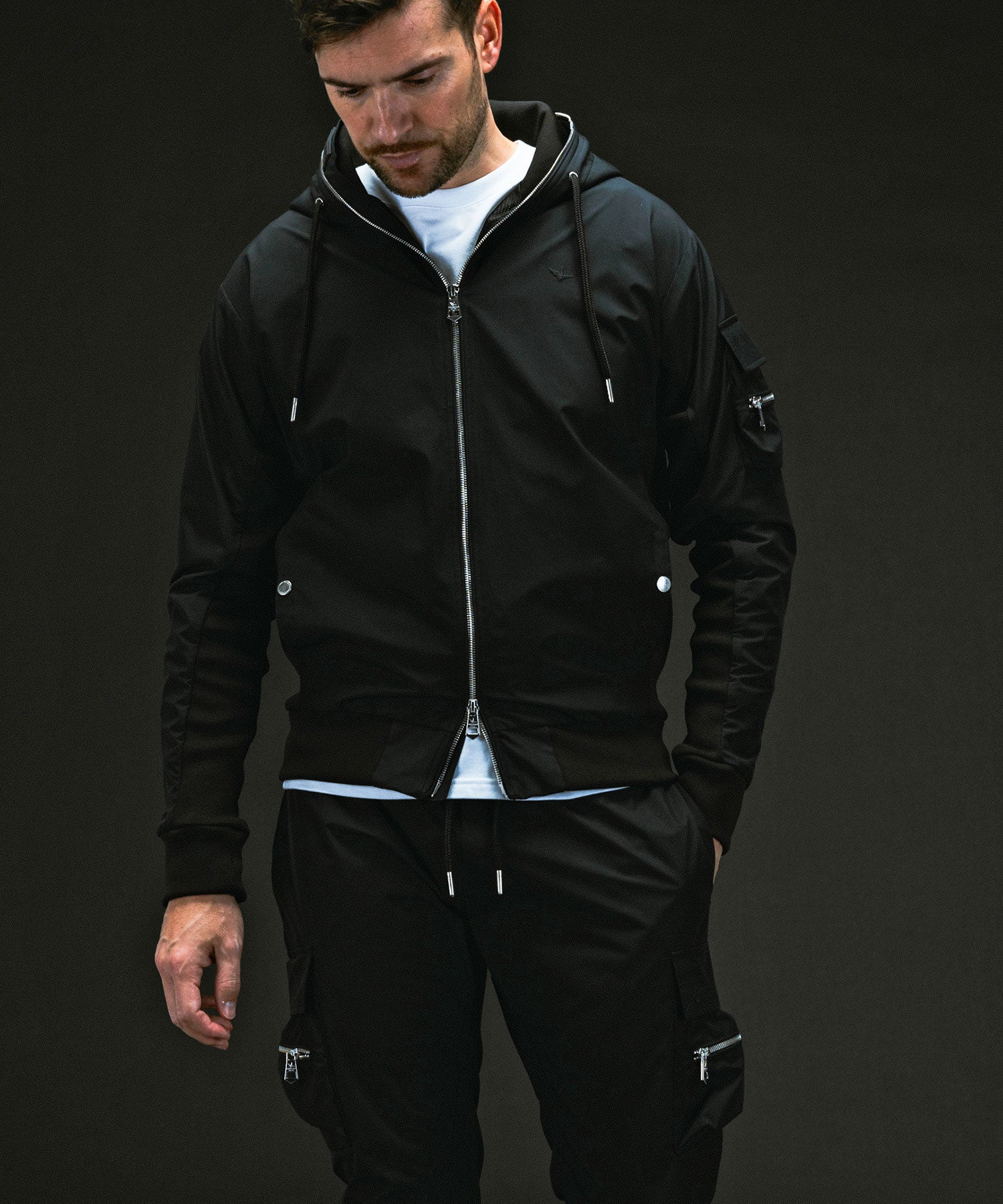 ウノ ピゥ ウノ ウグァーレ トレ リラックス 1PIU1UGUALE3 RELAX カーゴパンツ by GORE-TEX LABS / ゴアテックス （black） black