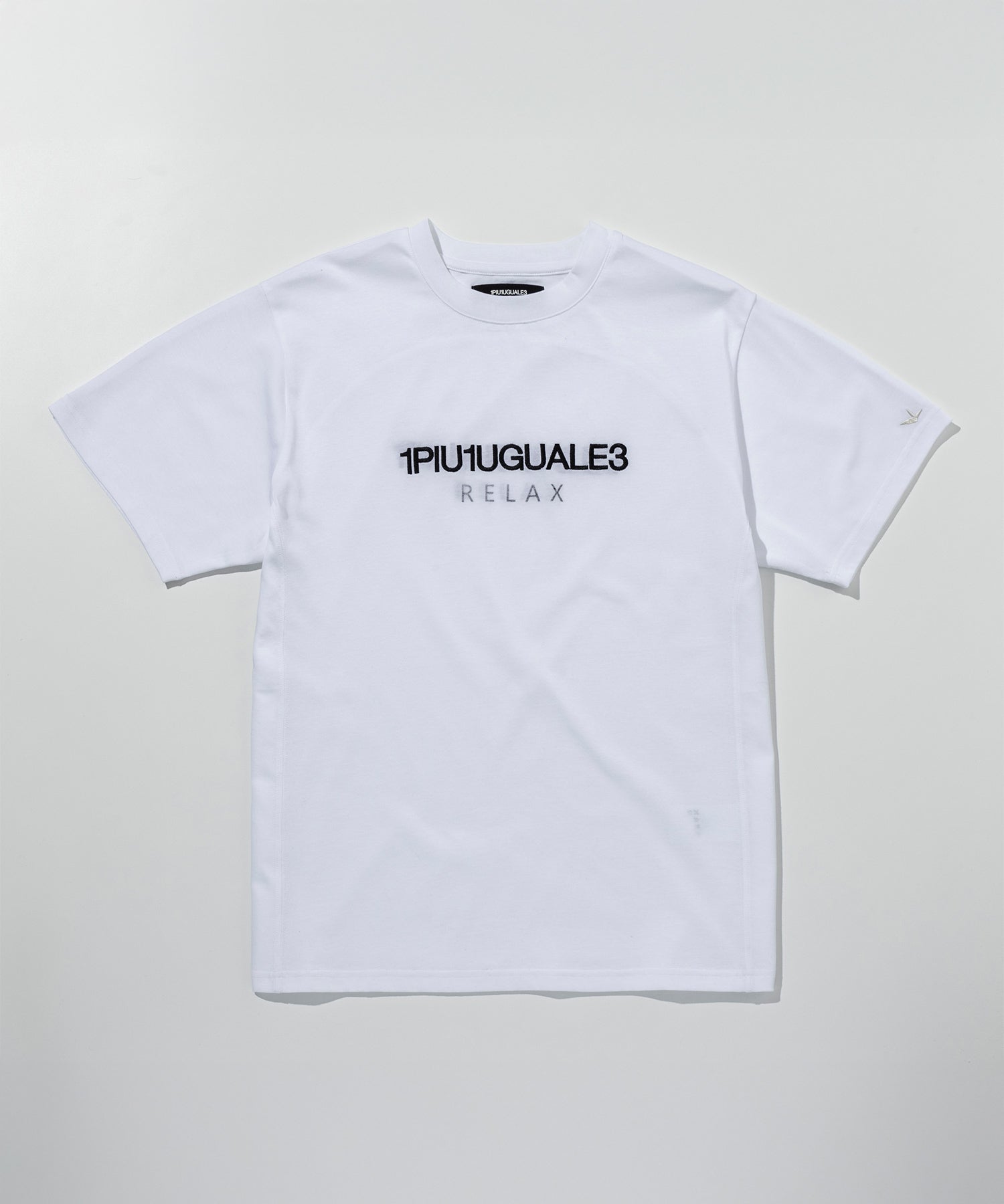 ウノ ピゥ ウノ ウグァーレ トレ リラックス 1PIU1UGUALE3 RELAX リバースロゴ半袖Tシャツ （ホワイト） ホワイト