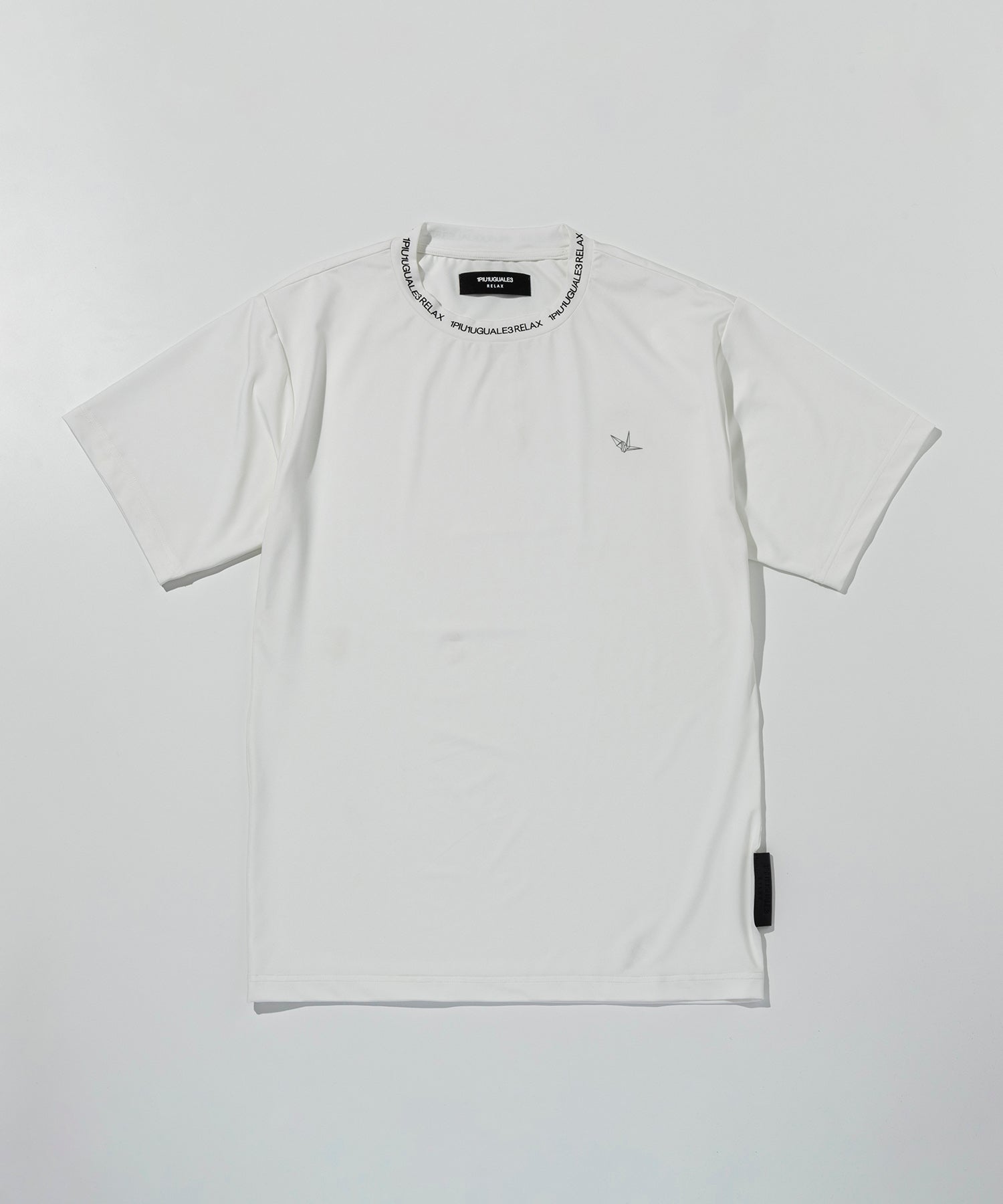 ウノ ピゥ ウノ ウグァーレ トレ リラックス 1PIU1UGUALE3 RELAX ネックロゴランニング半袖Tシャツ （ホワイト） ホワイト