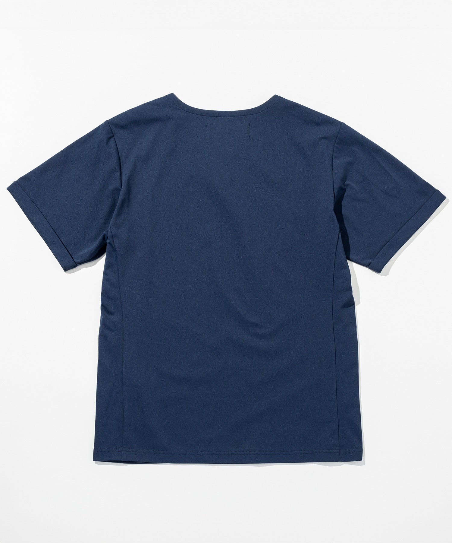 エイケイエムコンテンポラリー AKM Contemporary ワンボタン天竺Tシャツ 半袖Tシャツ （ネイビー） ネイビー
