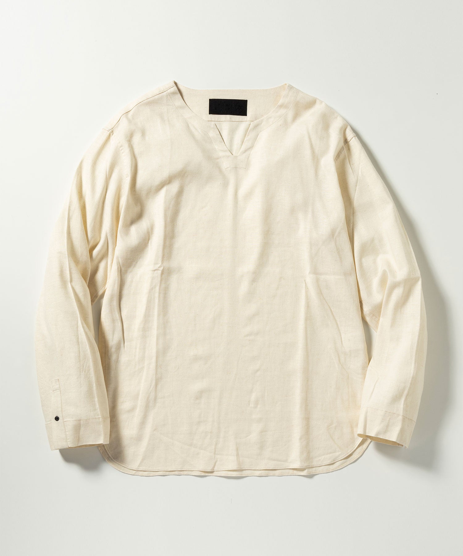 カルペディエム C DIEM キーネックロングスリーブTシャツ 長袖Tシャツ (通気性 / 速乾性) （ホワイト） ホワイト