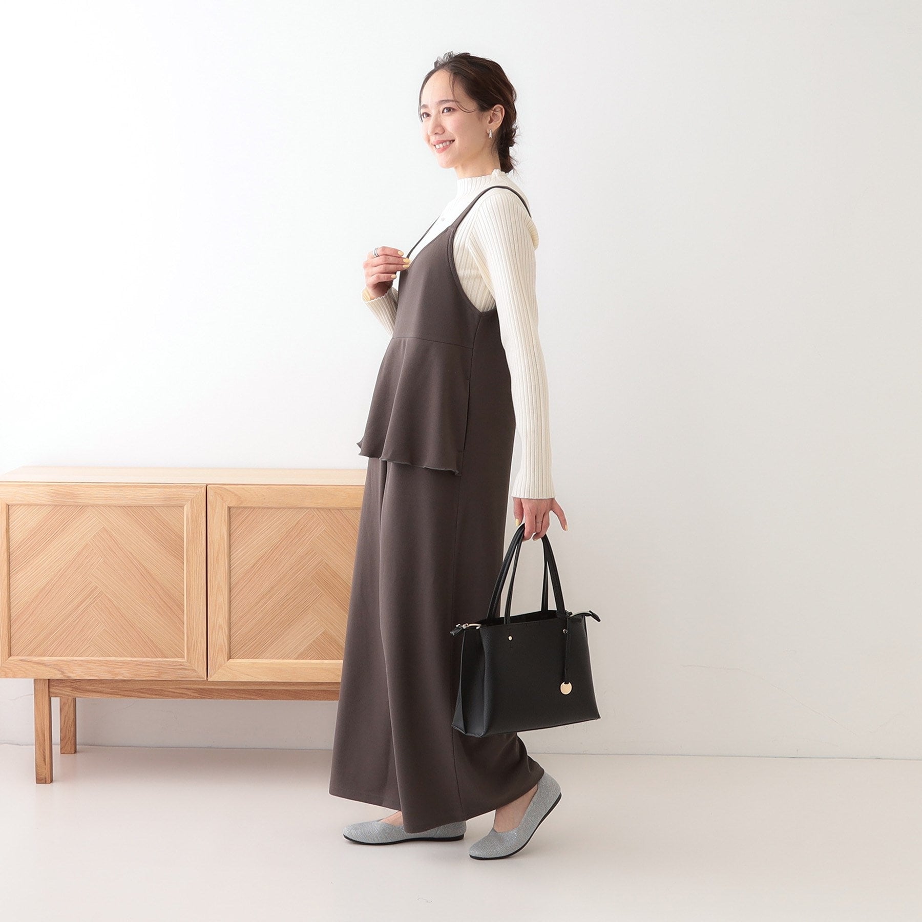 シューラルー SHOO・LA・RUE 【軽量／2WAY】ふわっと軽いトートバッグ