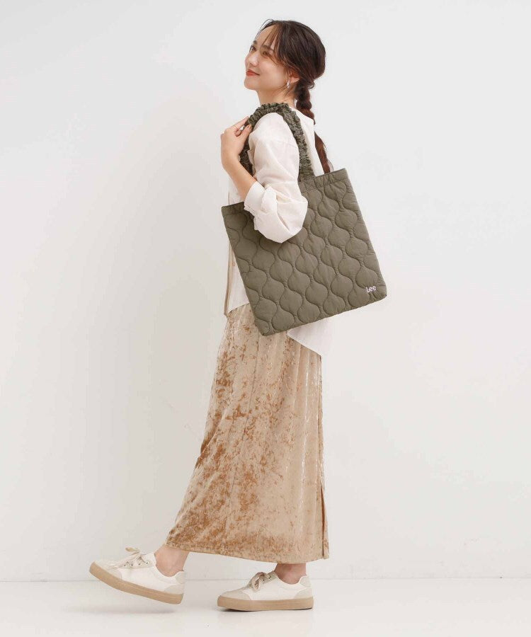 シューラルー SHOO･LA･RUE 【Lee別注】キルトトートバッグ （グレージュ(050)） グレージュ(050)