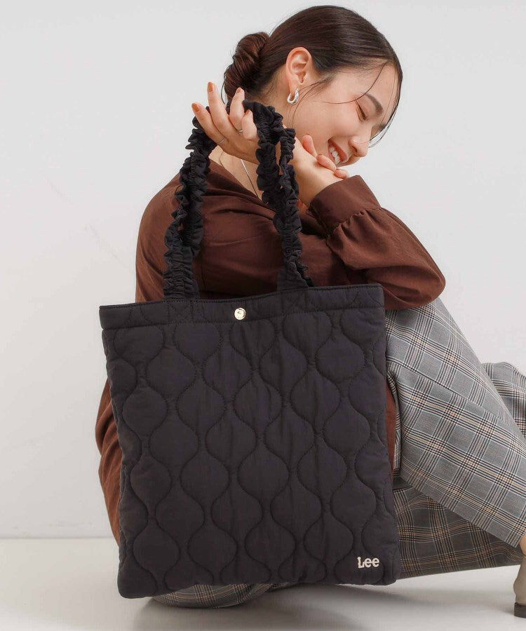 シューラルー SHOO･LA･RUE 【Lee別注】キルトトートバッグ （グレージュ(050)） グレージュ(050)