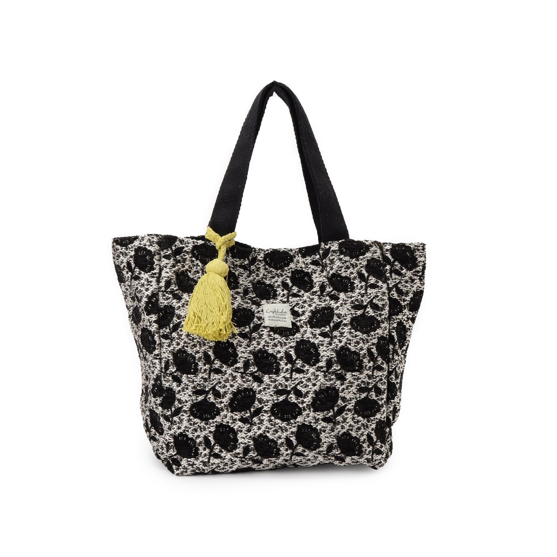 シューラルー SHOO・LA・RUE インド製ジャカードランチトートバッグ （ライトグレー(411)） ライトグレー(411)