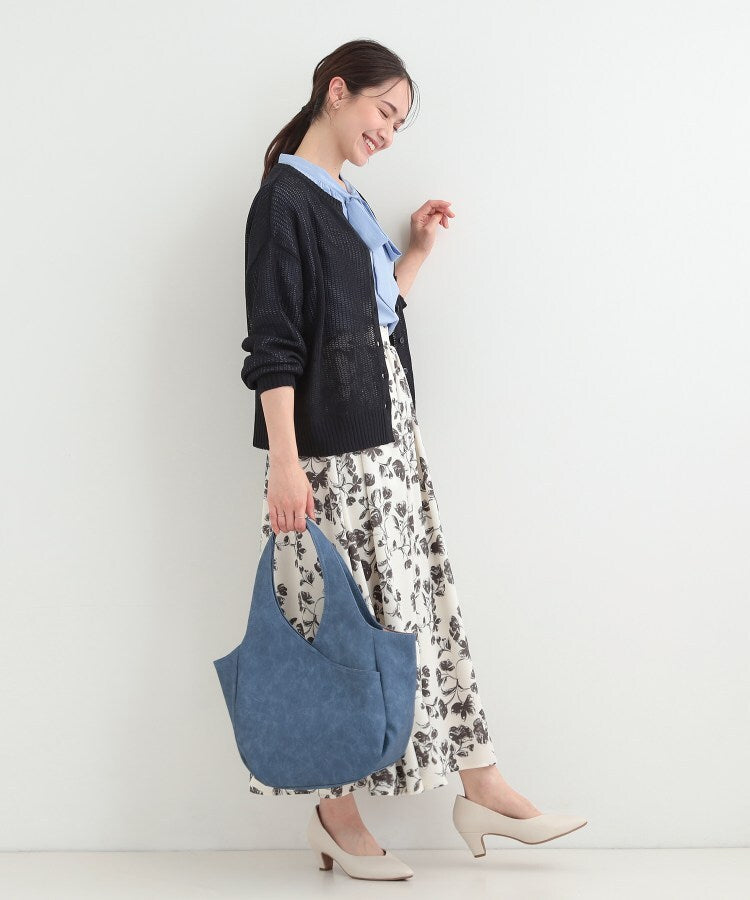 シューラルー SHOO･LA･RUE 前後ポケットバルーントートバッグ （ブルー(092)） ブルー(092)