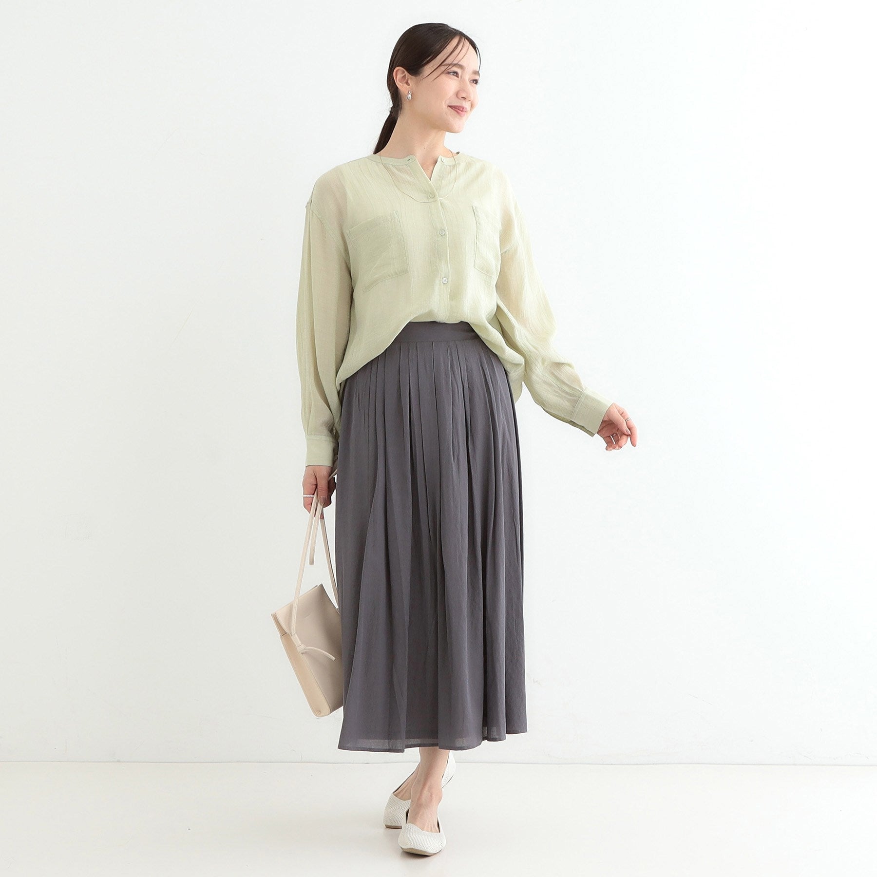 シューラルー SHOO・LA・RUE 洗える透かし編みニットパンプス （オフホワイト(003)） オフホワイト(003)