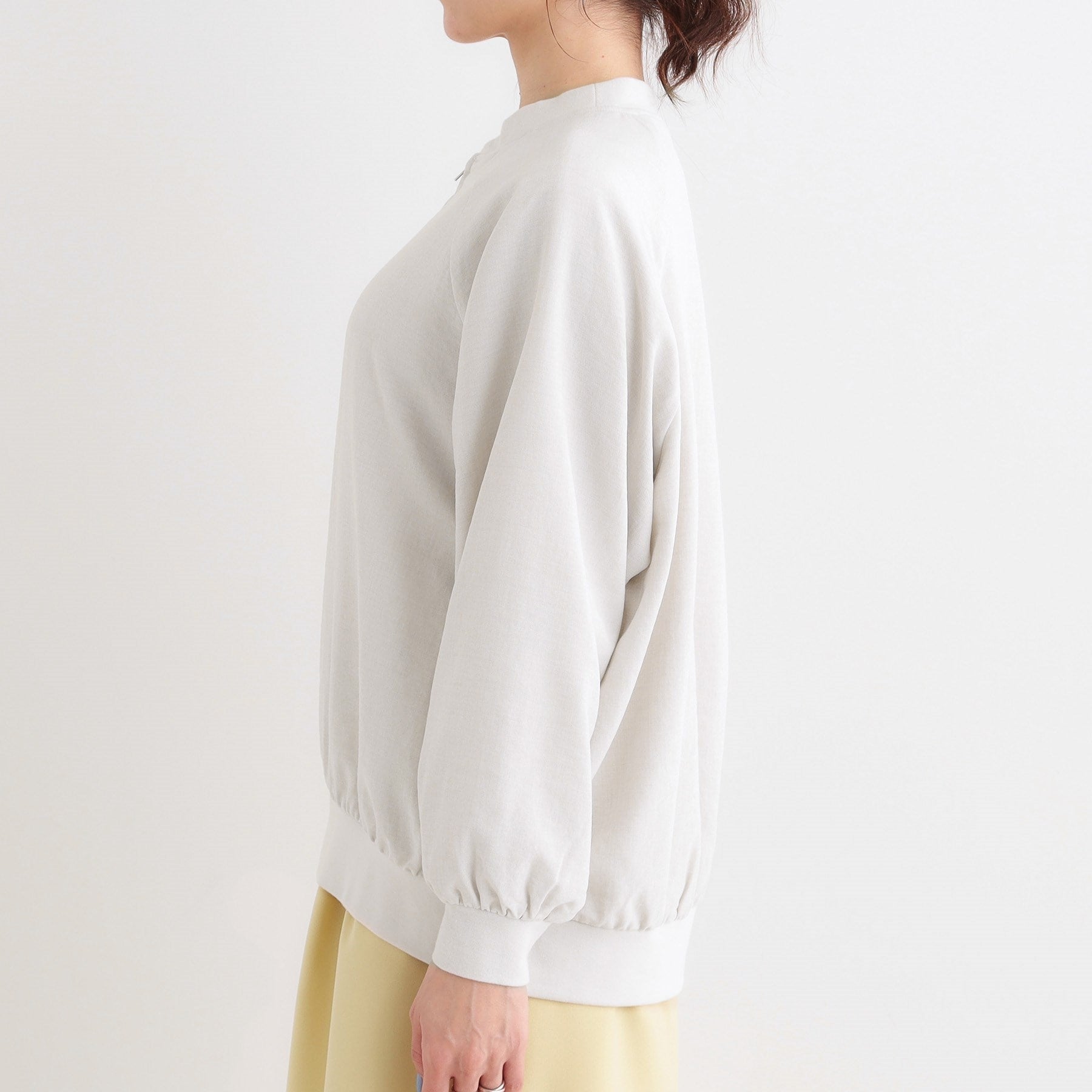 シューラルー SHOO・LA・RUE 麻調リブブルゾン