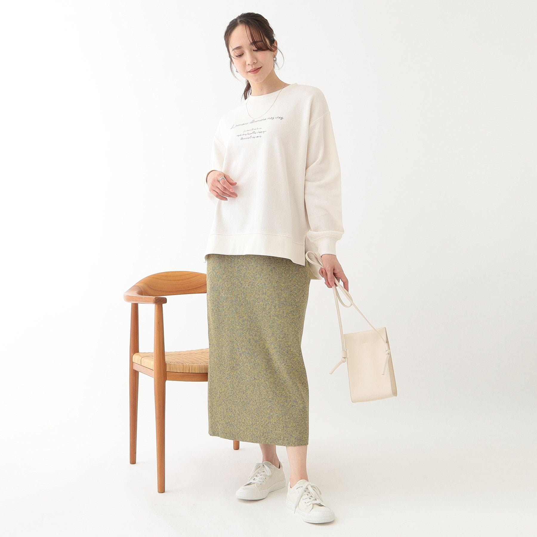 シューラルー SHOO・LA・RUE グラフィックスウェット