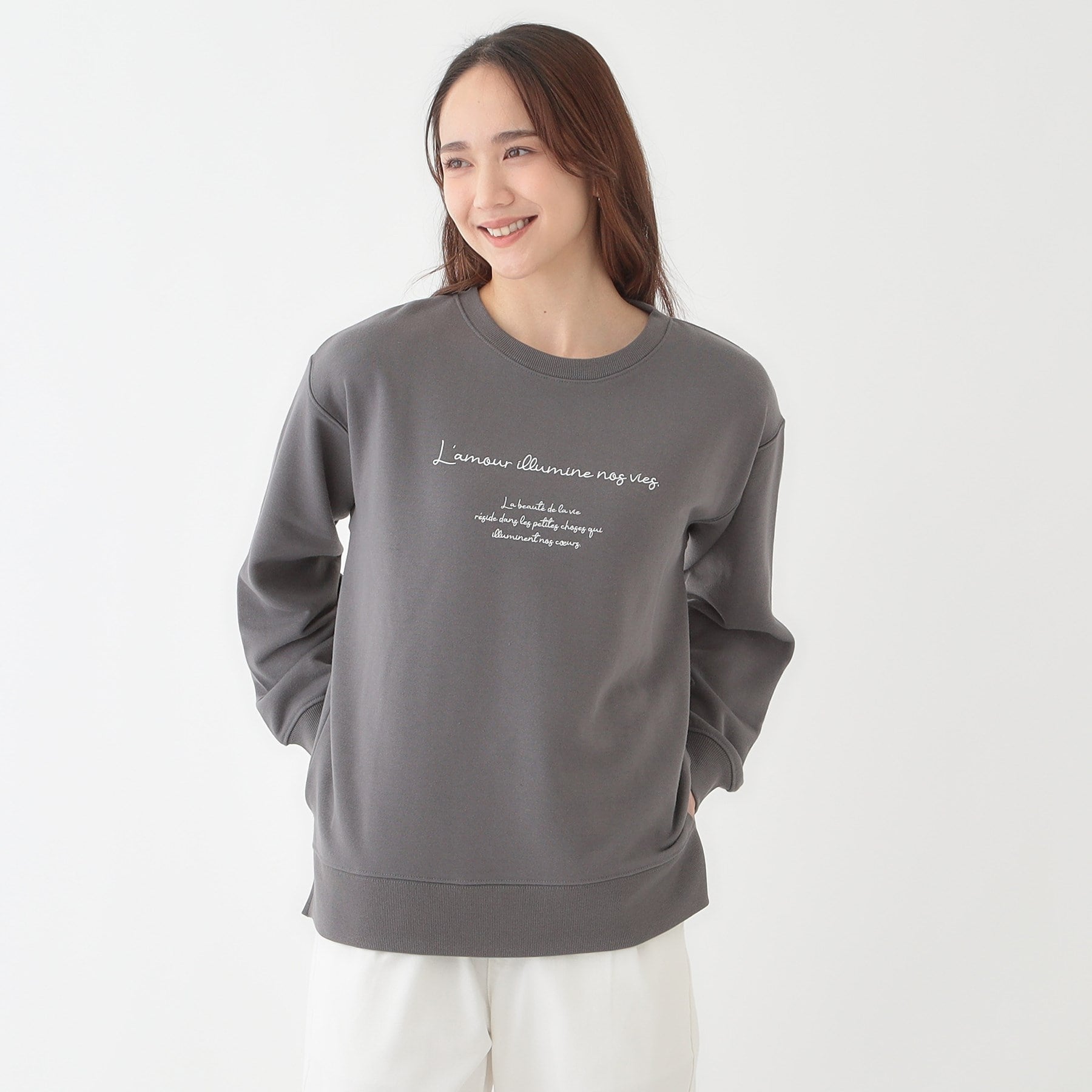シューラルー SHOO・LA・RUE グラフィックスウェット
