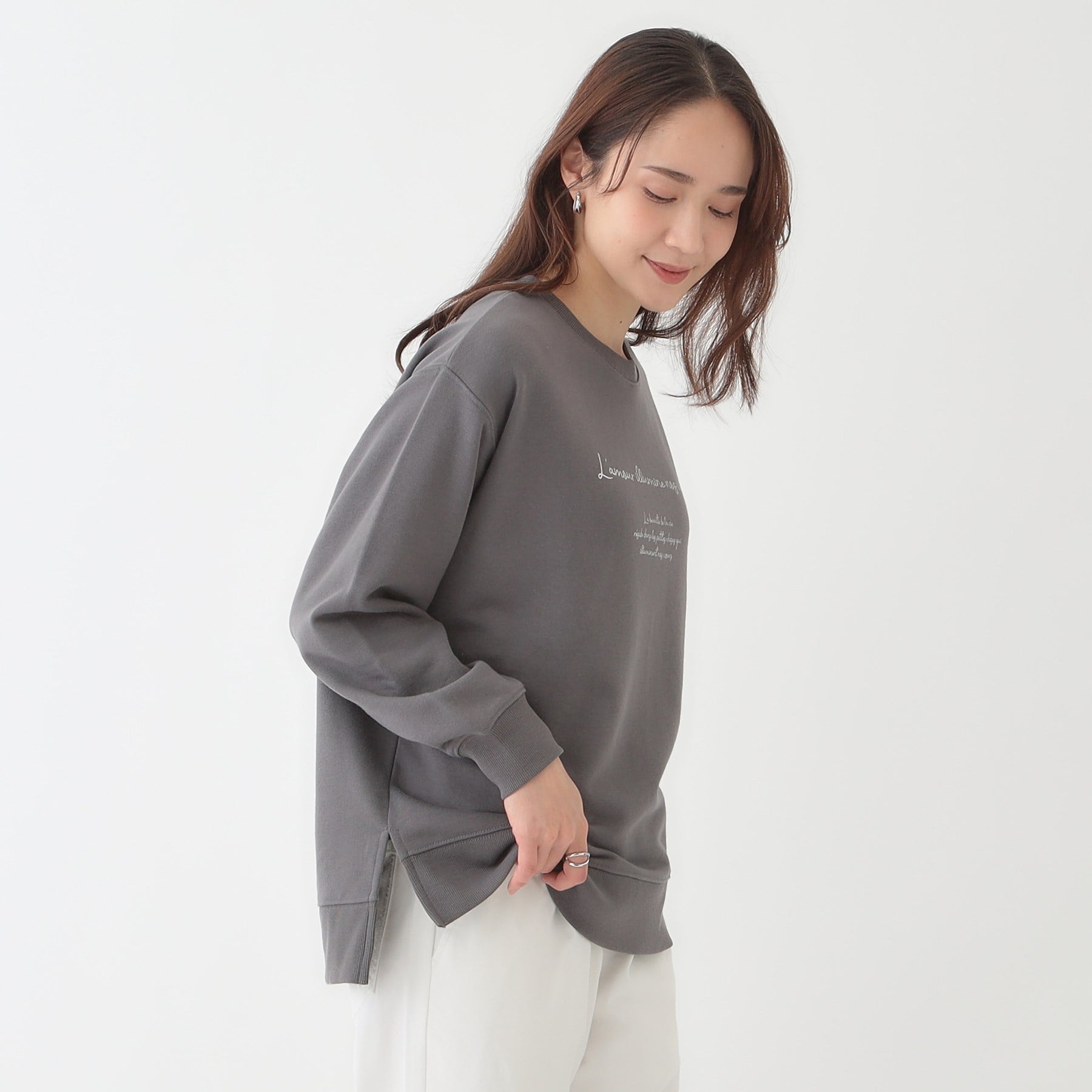 シューラルー SHOO・LA・RUE グラフィックスウェット