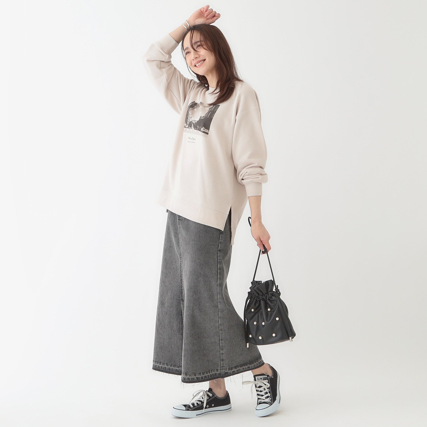 シューラルー SHOO・LA・RUE グラフィックスウェット