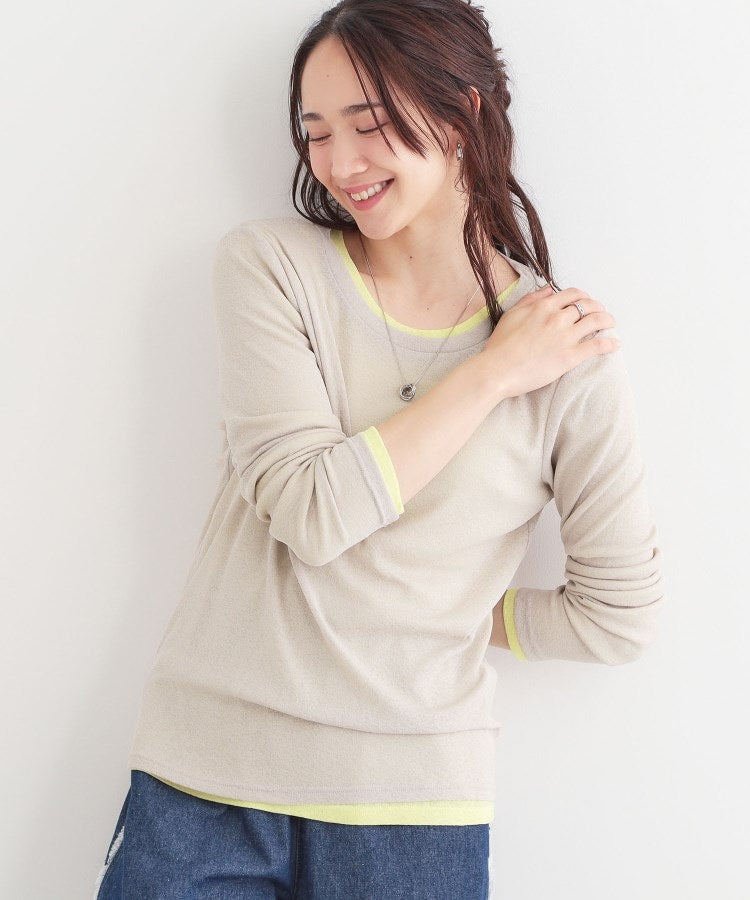 シューラルー SHOO・LA・RUE 1セットあると便利 シアーレイヤードロンTセット （ベージュ(052)） ベージュ(052)