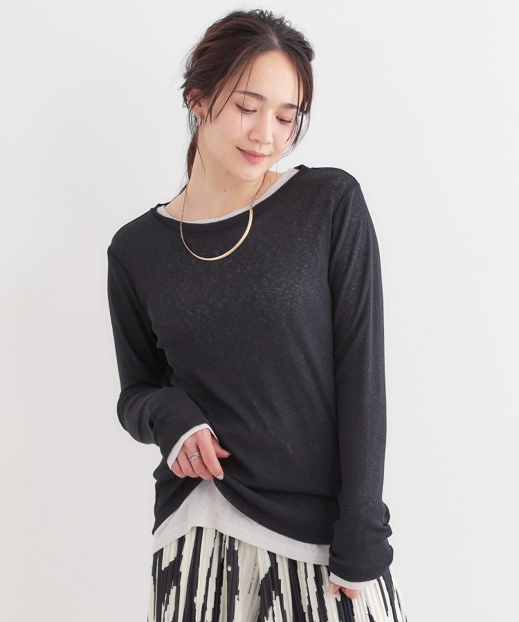 シューラルー SHOO・LA・RUE 1セットあると便利 シアーレイヤードロンTセット （ベージュ(052)） ベージュ(052)