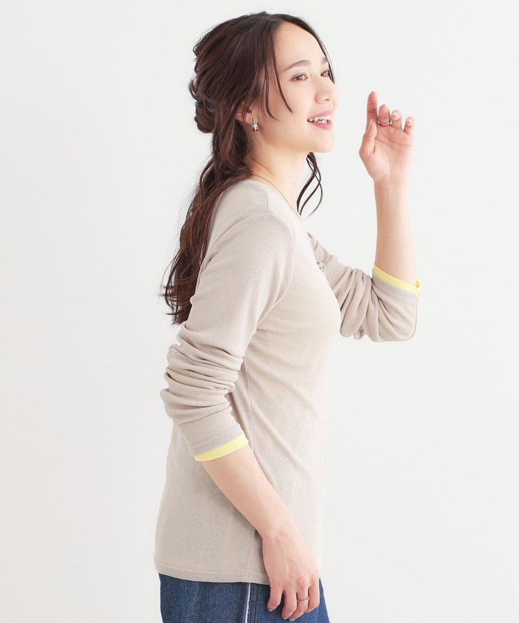 シューラルー SHOO・LA・RUE 1セットあると便利 シアーレイヤードロンTセット （ベージュ(052)） ベージュ(052)