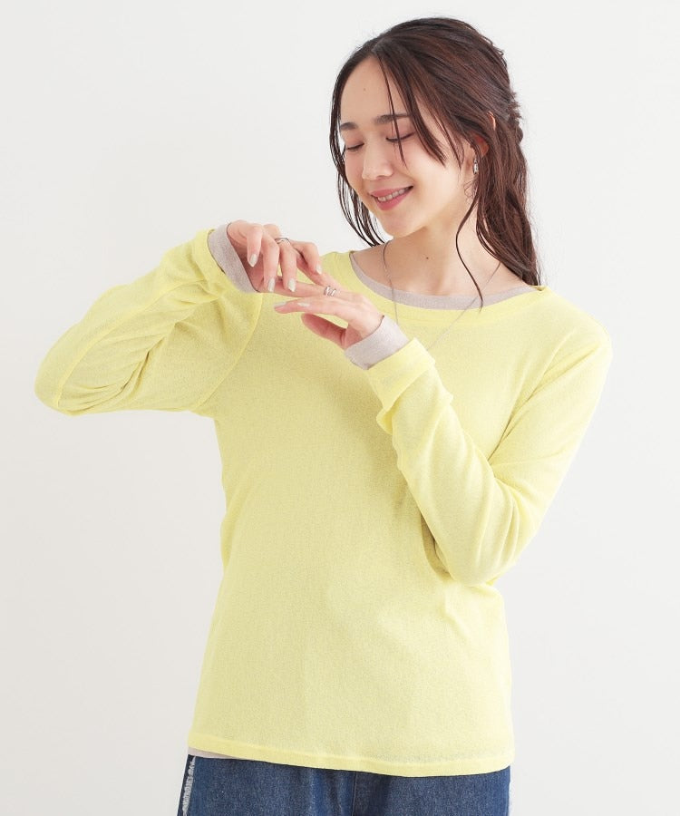 シューラルー SHOO・LA・RUE 1セットあると便利 シアーレイヤードロンTセット （ベージュ(052)） ベージュ(052)