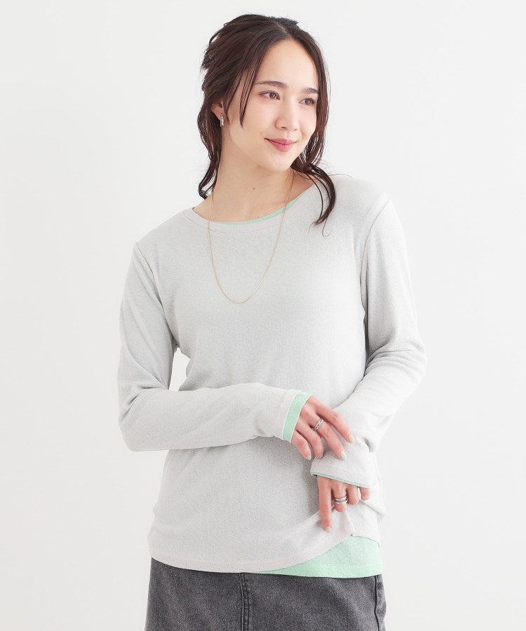 シューラルー SHOO・LA・RUE 1セットあると便利 シアーレイヤードロンTセット （ベージュ(052)） ベージュ(052)