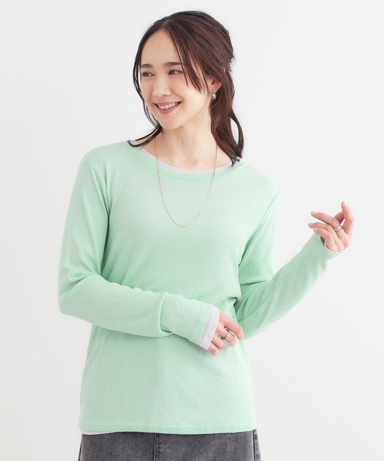 シューラルー SHOO・LA・RUE 1セットあると便利 シアーレイヤードロンTセット （ベージュ(052)） ベージュ(052)