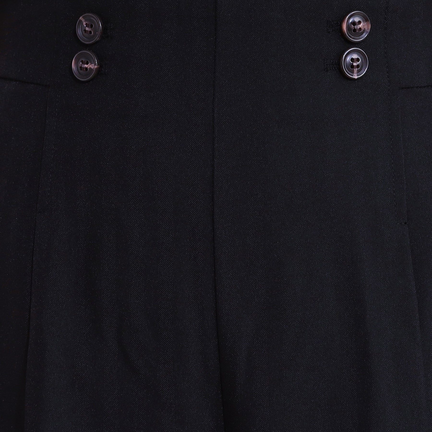 シューラルー SHOO・LA・RUE 【セットアップ可】麻調ストライプワイドパンツ （ブラック(019)） ブラック(019)