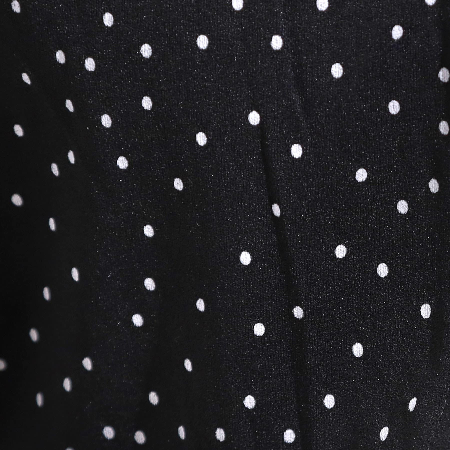 シューラルー SHOO・LA・RUE 【シューアイス】ドット柄デザイントップス （ブラック(619)） ブラック(619)