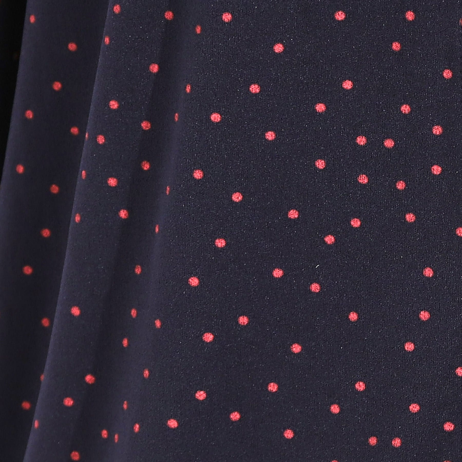 シューラルー SHOO・LA・RUE 【シューアイス】ドット柄デザイントップス （ブラック(619)） ブラック(619)