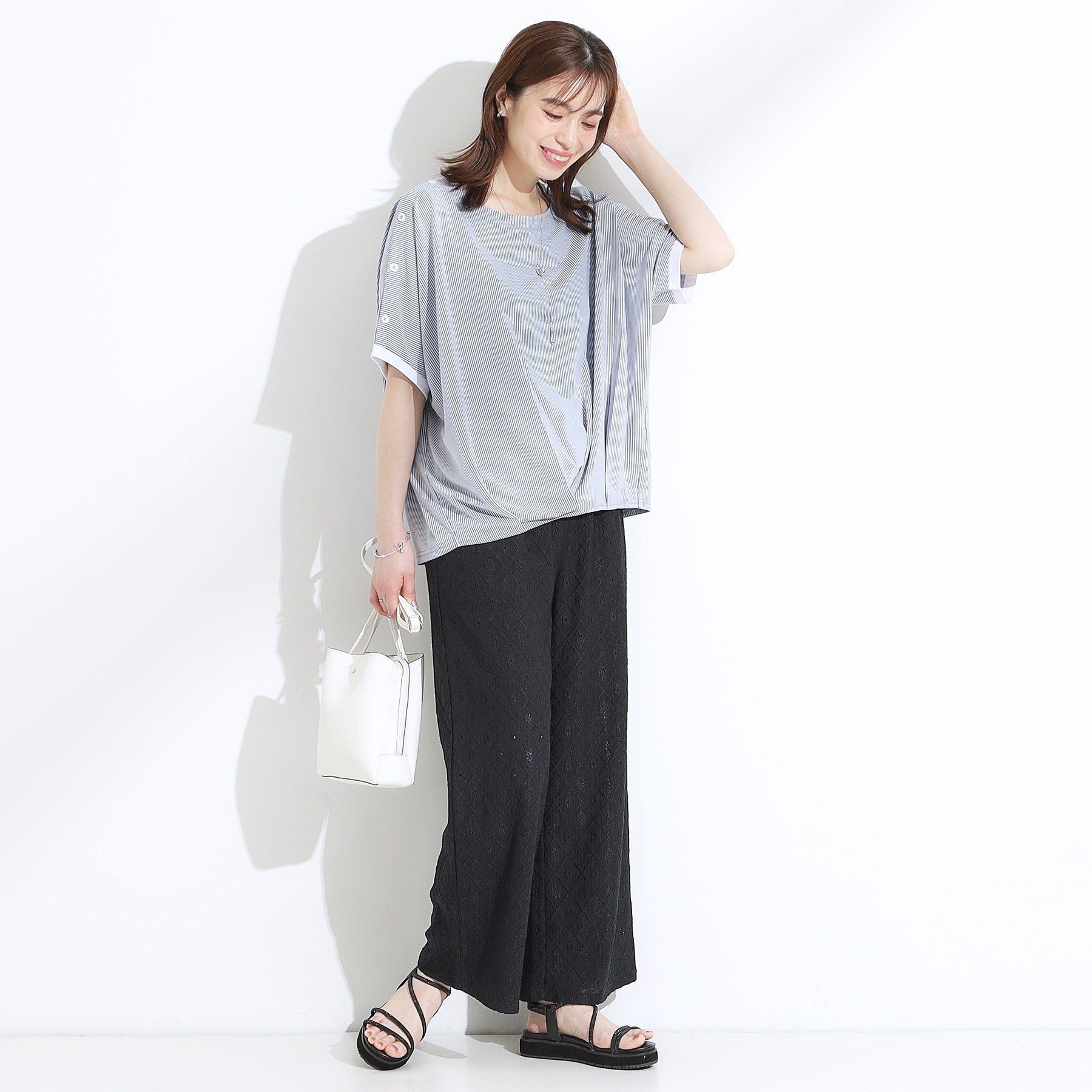 シューラルー SHOO・LA・RUE 【ひんやり】高気温でも快適に インせず決まるドルマン （ベージュ(352)） ベージュ(352)