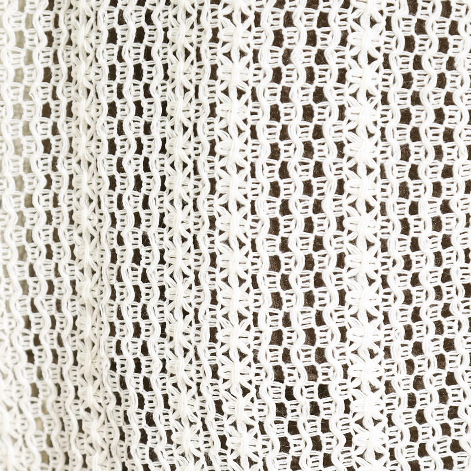 シューラルー SHOO・LA・RUE レーシィな素材感が涼やかなブルゾン （ブラウン(043)） ブラウン(043)