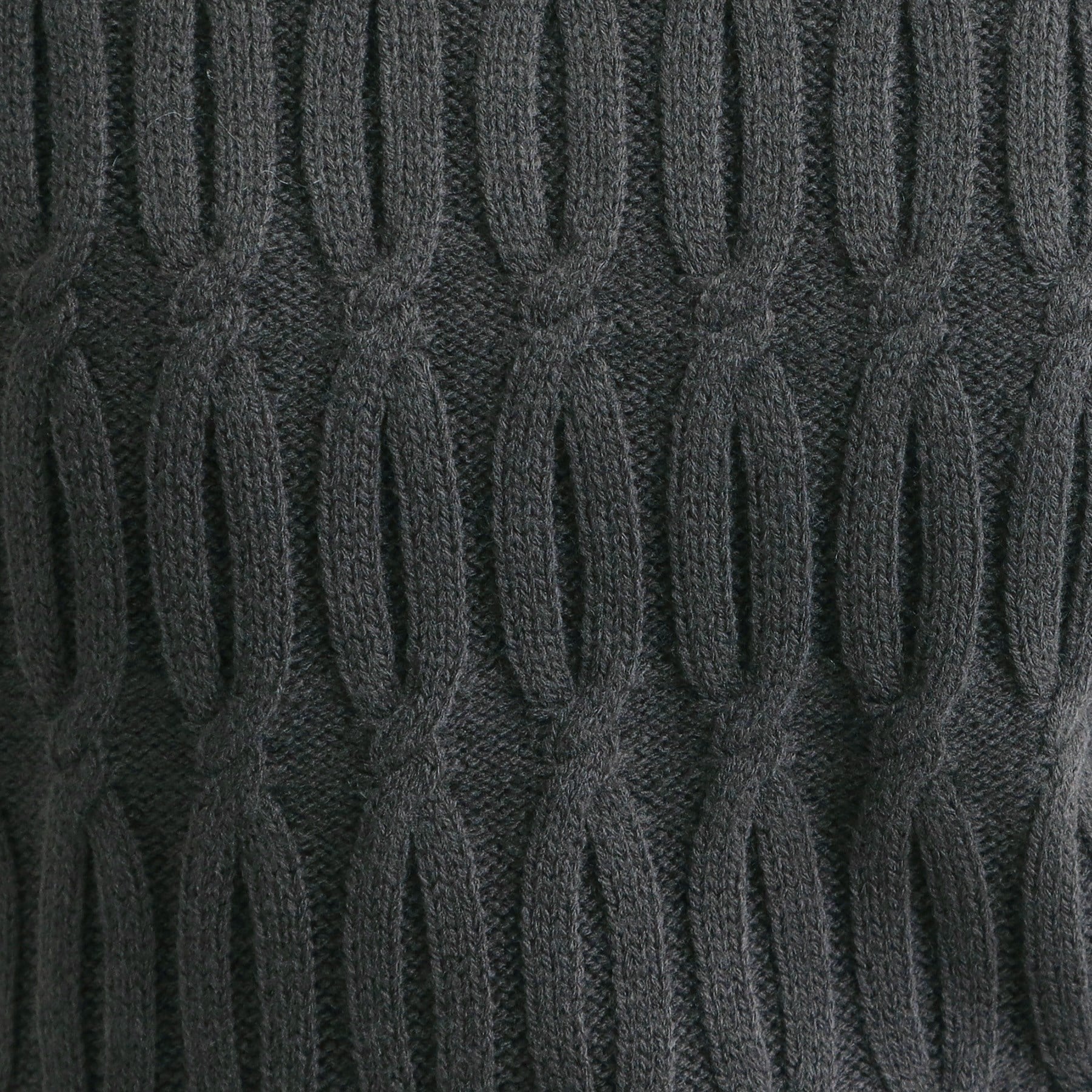 シューラルー SHOO・LA・RUE 【洗える／毛玉レス】シンプルケーブル柄ニット （レッド(062)） レッド(062)