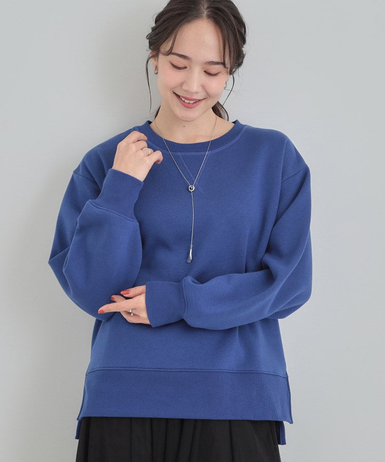 シューラルー SHOO･LA･RUE 【あったか】ガゼット付き裏起毛スウェット （レッド(063)） レッド(063)