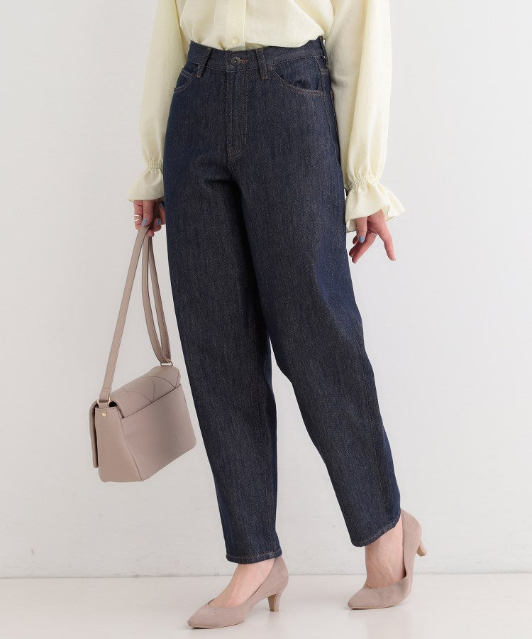 シューラルー SHOO･LA･RUE 【SHOO・LA・RUE DENIM】テーパードパンツ （ネイビー(094)） ネイビー(094)