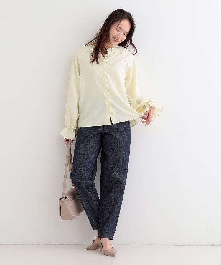 シューラルー SHOO･LA･RUE 【SHOO・LA・RUE DENIM】テーパードパンツ （ネイビー(094)） ネイビー(094)