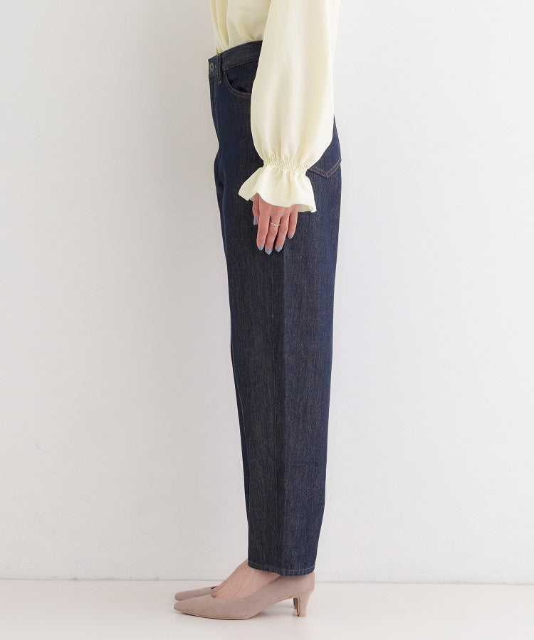 シューラルー SHOO･LA･RUE 【SHOO・LA・RUE DENIM】テーパードパンツ （ネイビー(094)） ネイビー(094)