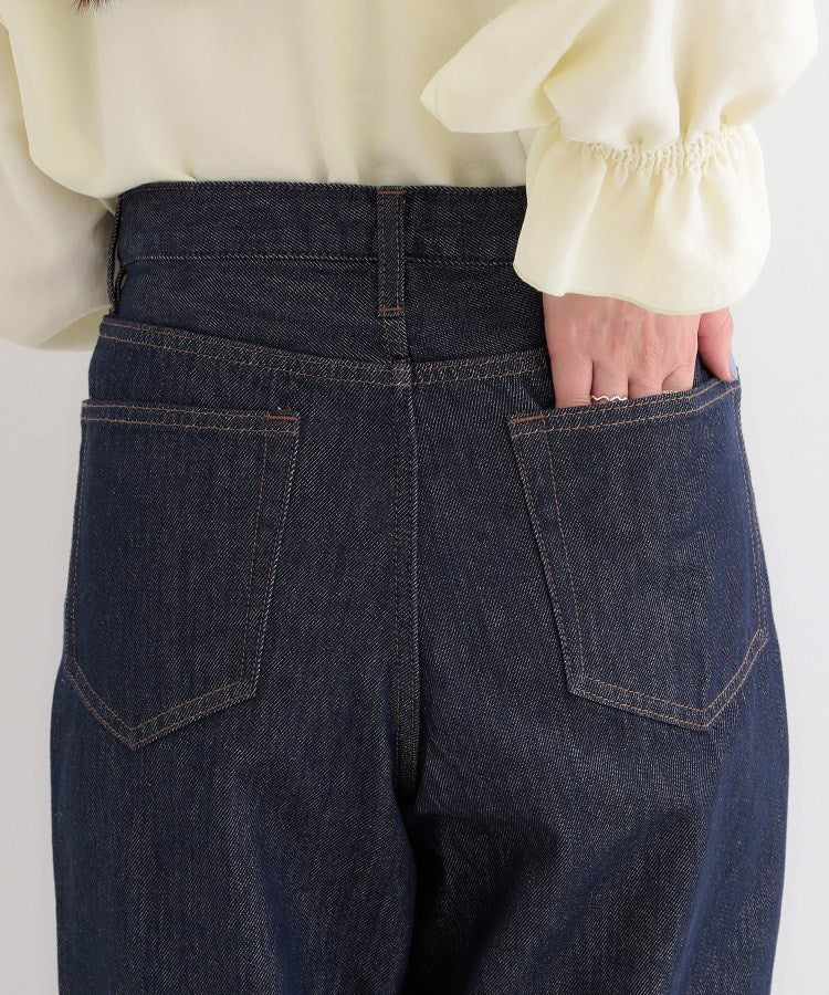 シューラルー SHOO･LA･RUE 【SHOO・LA・RUE DENIM】テーパードパンツ （ネイビー(094)） ネイビー(094)