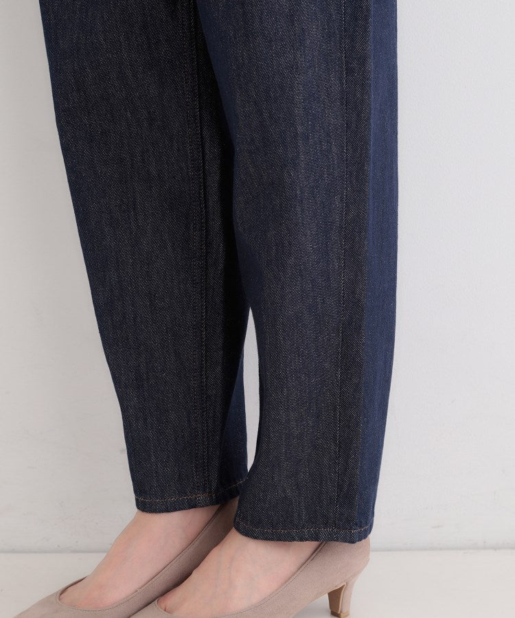 シューラルー SHOO･LA･RUE 【SHOO・LA・RUE DENIM】テーパードパンツ （ネイビー(094)） ネイビー(094)